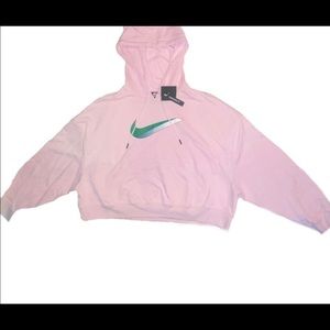Nike Oversized Cropped Hoodie
